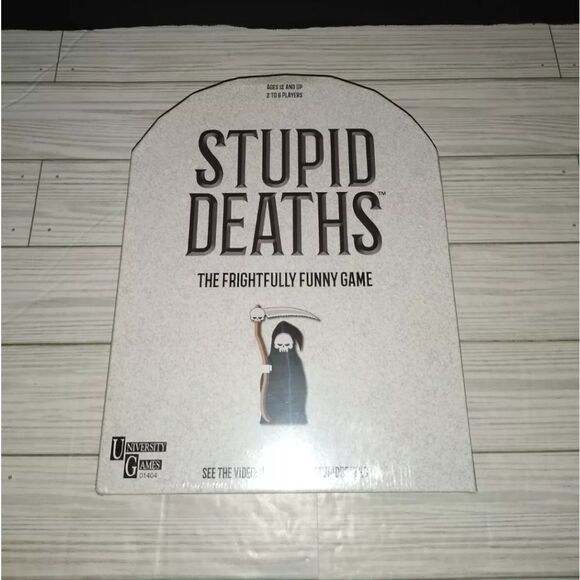 Stupid Deaths - University Games - Frightfully Funny Game - New Sealed - Picture 5 of 6